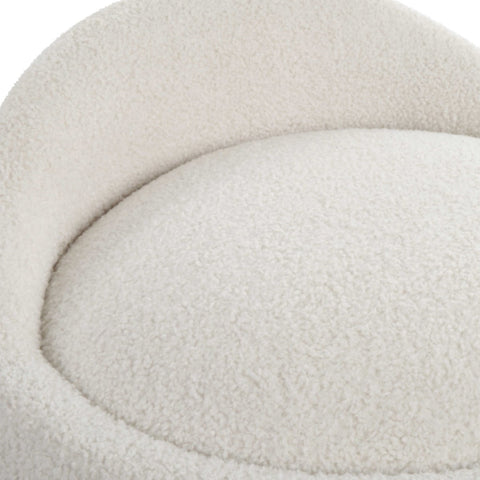 Timeless Minimalist Modern Upholstered Accent Stool