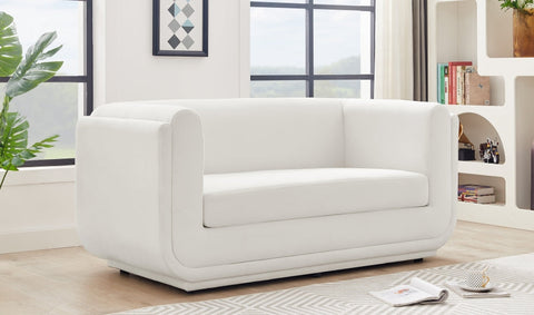 Kimora Timeless Minimalist Symmetrical Loveseat Sofa