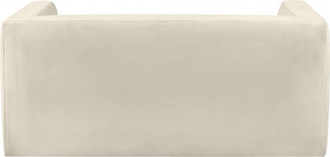 Henson Timeless Minimalist Contemporary Velvet Loveseat Sofa