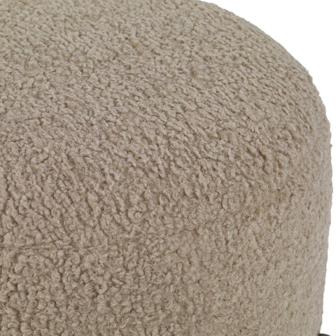 Timeless Minimalist Modern Upholstered Pouf Ottoman