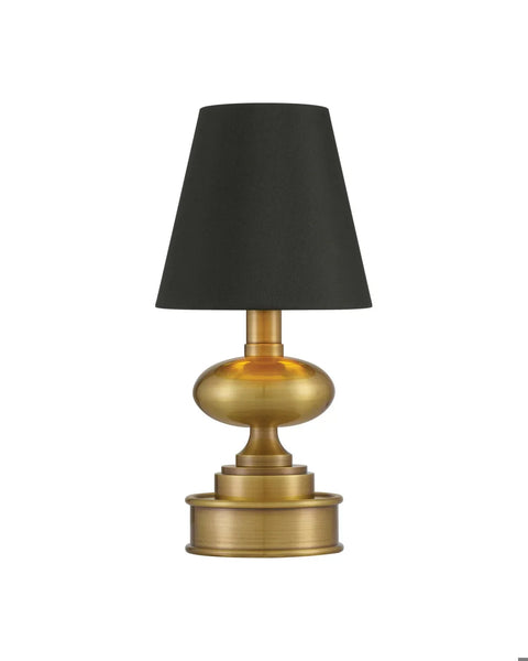Galavant Modern Column Table Lamp in Brass