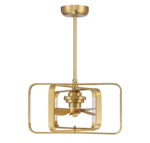 Designer Collaboration Lynx Contemporary Ceiling Fan with Light