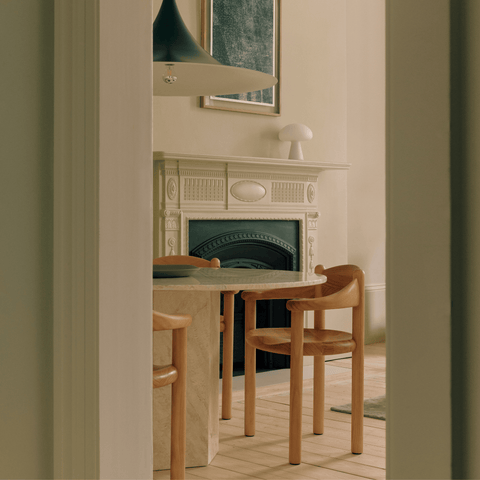 Artful Traditionalist Mid Century Ergonomic Armchair