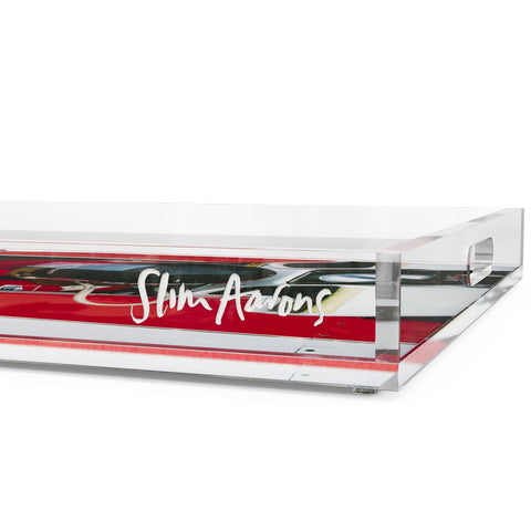 Monaco Grand Prix Tray by Slim Aarons - 1/4 Inch Clear Cast Acrylic