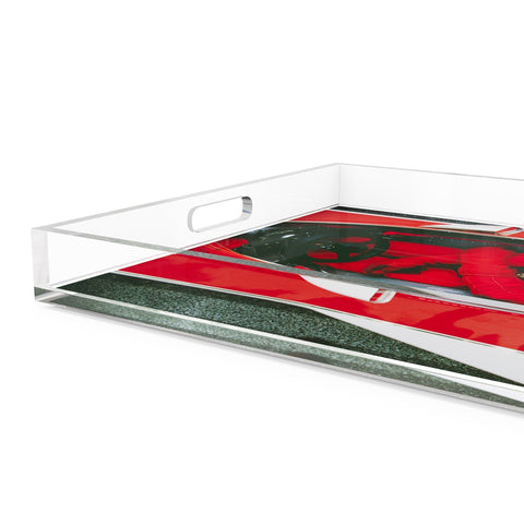 Monaco Grand Prix Tray by Slim Aarons - 1/4 Inch Clear Cast Acrylic