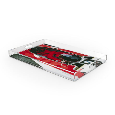 Monaco Grand Prix Tray by Slim Aarons - 1/4 Inch Clear Cast Acrylic