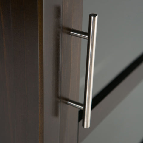 Avalon Contemporary Wine Cabinet with Pull Handles