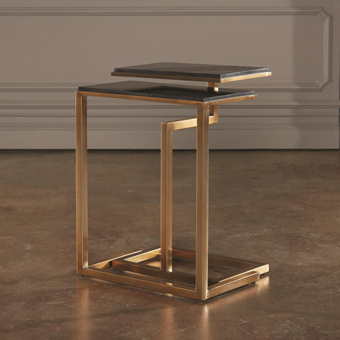 Global Views Timeless Minimalist Modern C Table Accent Table