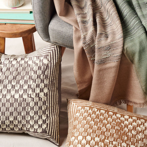 Powered by People Artful Traditionalist Contemporary Graphic Accent Throw Pillow - 20 x 20