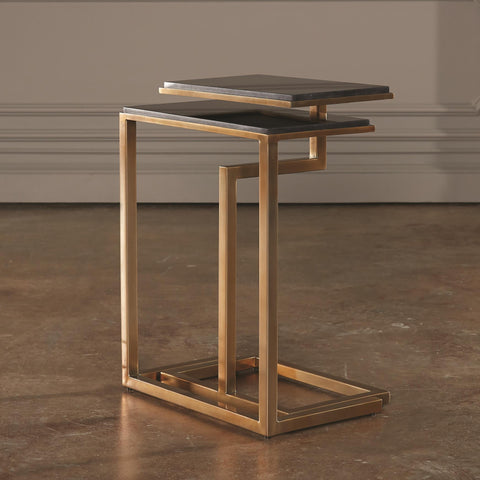 Global Views Timeless Minimalist Modern C Table Accent Table