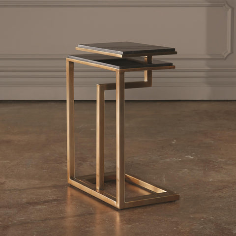 Global Views Timeless Minimalist Modern C Table Accent Table