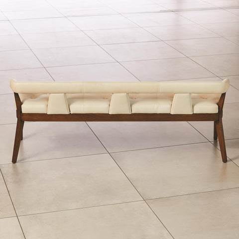 Outdoor Living & Garden Modern Upholstered Lounge Bench