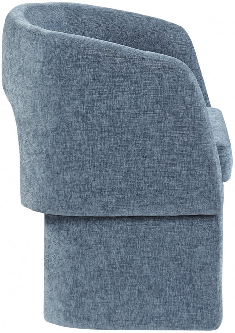 Emmet Timeless Minimalist Chenille Barrel Armchair