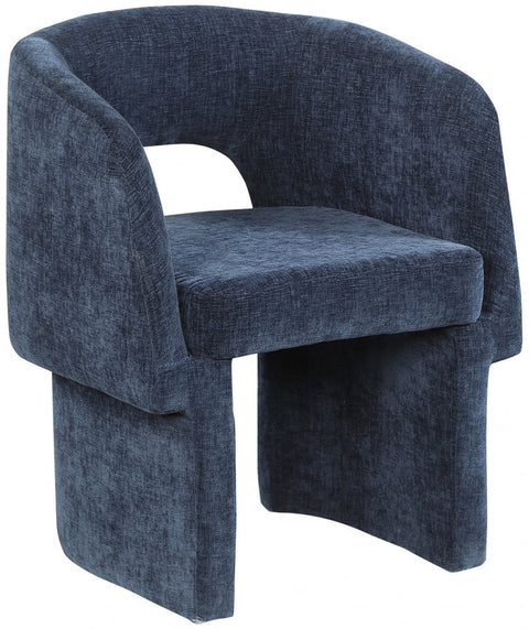 Emmet Timeless Minimalist Chenille Barrel Armchair