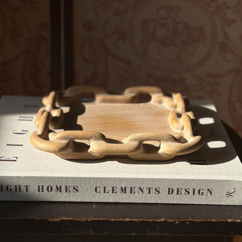 The Square Chain Tray in Honeycomb