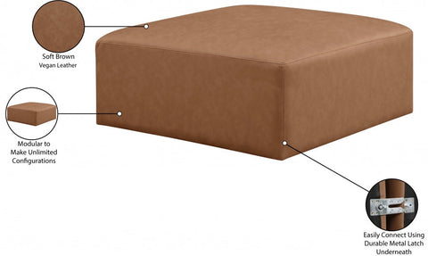 Timeless Minimalist Soft Modular Cocktail Ottoman