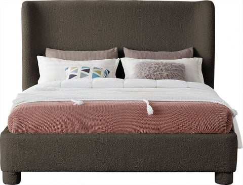 Penny Boucle Fabric Upholstered Bed