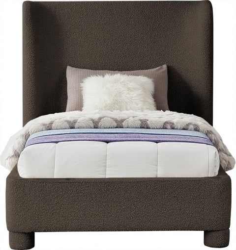 Penny Boucle Fabric Upholstered Bed