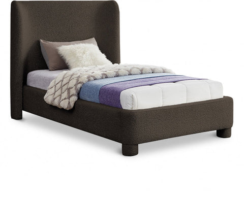Penny Boucle Fabric Upholstered Bed
