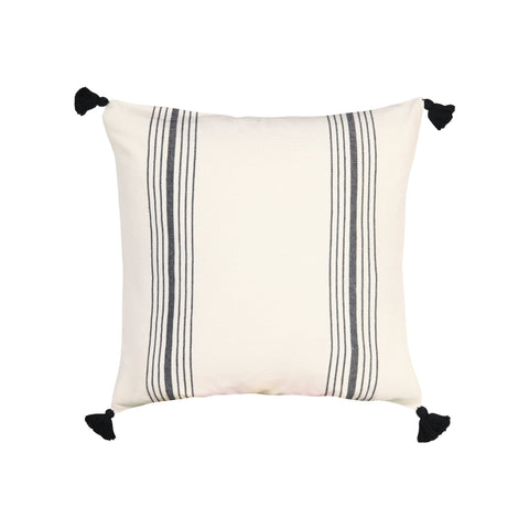 Powered by People Monochromatic Handcrafted Scandinavian Square Pillow Cover - 20 x 20
