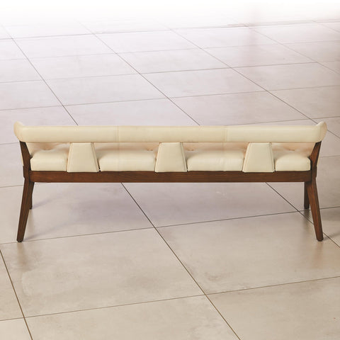 Outdoor Living & Garden Modern Upholstered Lounge Bench
