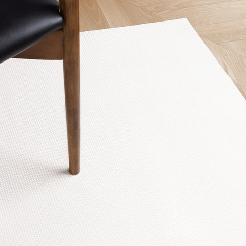 Elegant Scandinavian Handmade Area Rug in Natural - Rectangle