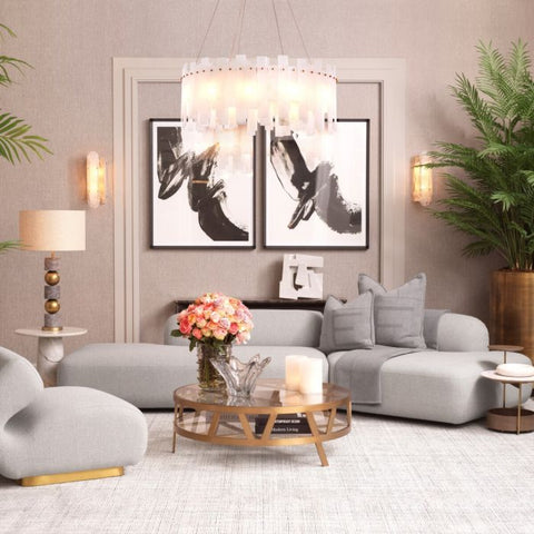 Taraval Contemporary Right Oriented Armless Chaise Sectional Sofa