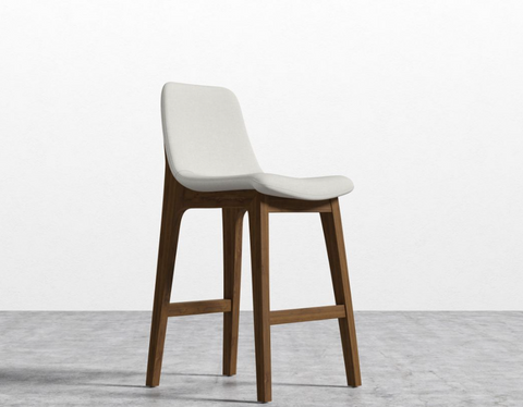 Aubrey Modern Upholstered Parsons Counter Stool