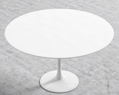 Rove Concepts Timeless Minimalist Tulip Dining Table with Beveled Edge