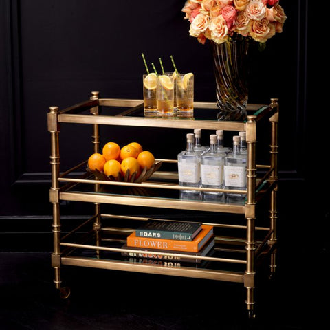 Alexia Vintage Rectangle Bar Cart