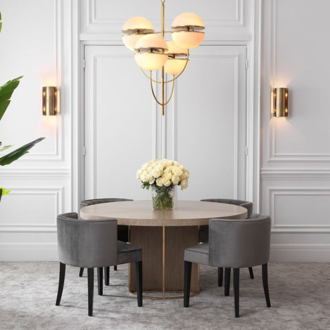 Eichholtz Timeless Minimalist Tulip Dining Table