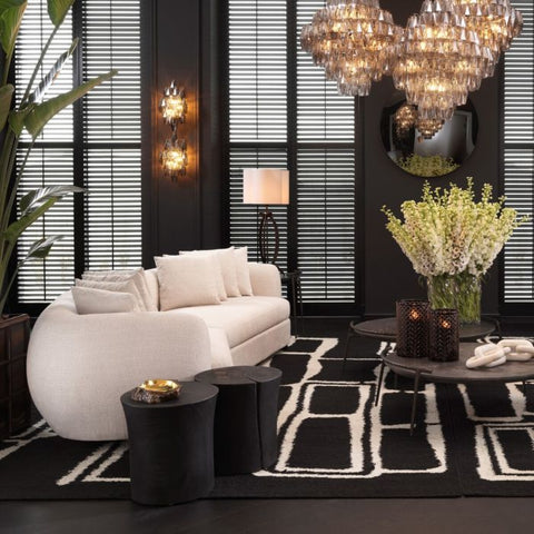 Eichholtz Modern Drum Center Table Space Saving Accent Table