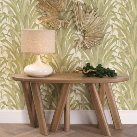 Timeless Minimalist Curved Scandinavian Console