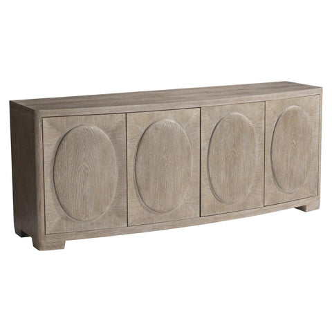 Aventura Washed Oak Buffet Cabinet for Contemporary Spaces