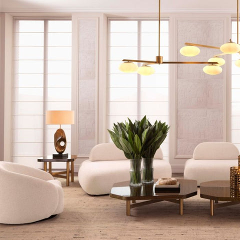 Eichholtz Space Saving Center Table with Curved Frame