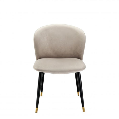 Timeless Minimalist Modern Upholstered Barrel Back Dining Side Chair