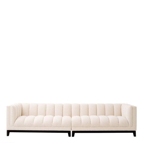 Ditmar Contemporary Boucle Tuxedo Sofa