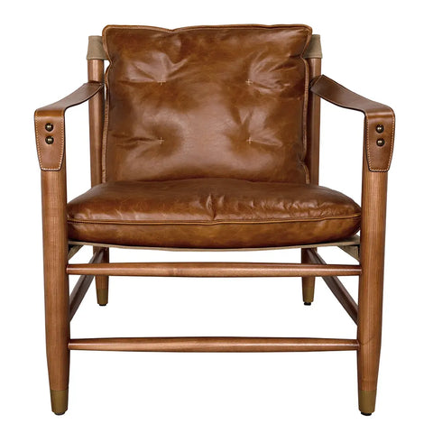 Artful Traditionalist Mid Century Club Armchair with Fixed Arms