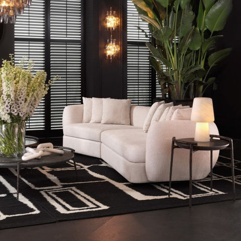 Eichholtz Space Saving Modern Round Marble Center Table