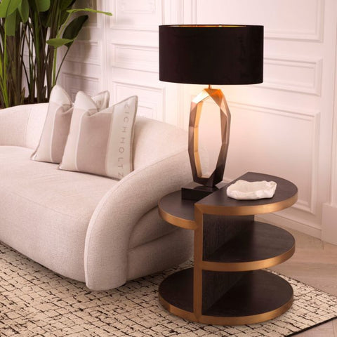 Eichholtz Timeless Minimalist Contemporary Semi-Circle Center Table