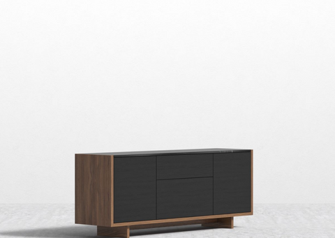 Gia Modern Two Tone Accent Cabinet