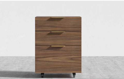 Augustus Modern Space Saving File Cabinet with Pull Handle