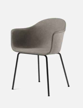 Timeless Minimalist Modern Upholstered Barrel Dining Armchair