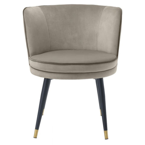 Timeless Minimalist Barrel Dining Armchair with Tapered Legs