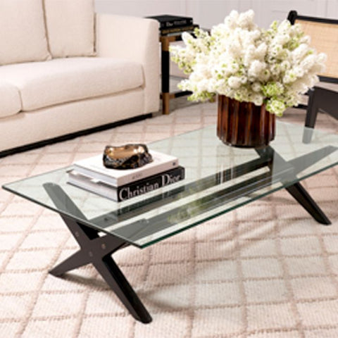 Eichholtz Timeless Minimalist Modern Rectangle Coffee Table