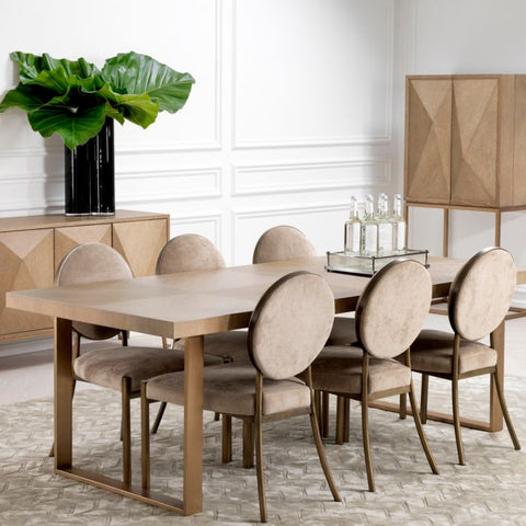 Eichholtz Timeless Minimalist Contemporary Farm Dining Table