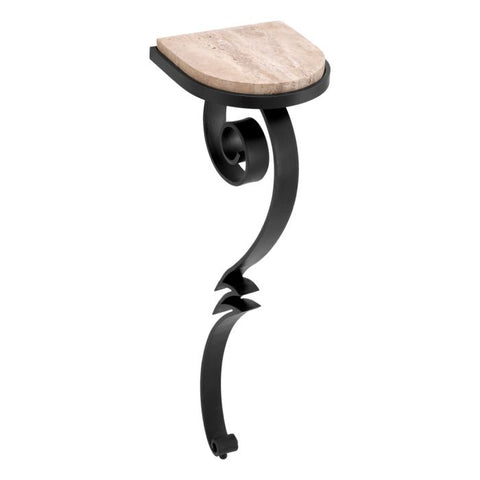 Decorating Essentials Contemporary Half Moon Pedestal Stand