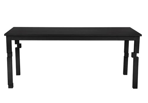 Noir Tetris Timeless Minimalist Modern Rectangle Dining Table