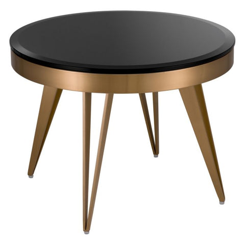 Eichholtz Space Saving Modern Beveled Round Center Table