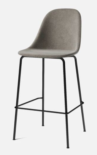 Timeless Minimalist Modern Armless Upholstered Bar Stool